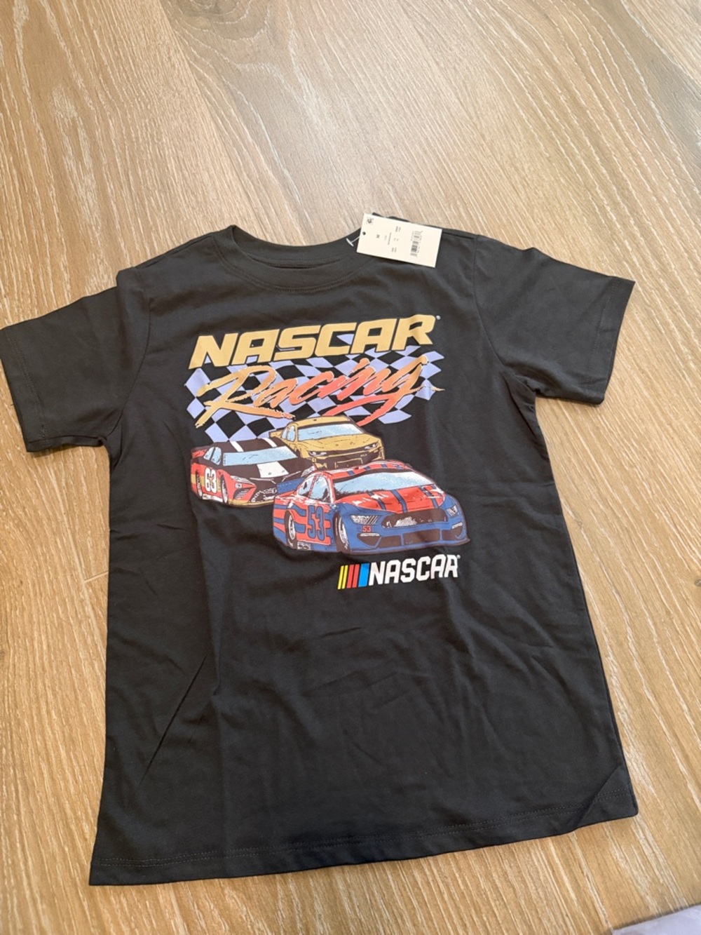 Nascar Kids M Tee NWT in Dark Gray